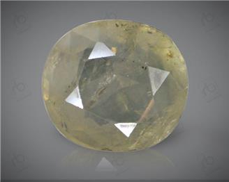 Yellow Sapphire Unheated & Untreated Natural Certified   6.19  CTS.  (  1590 )